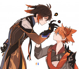 Картинка аниме genshin+impact персонажи ушки