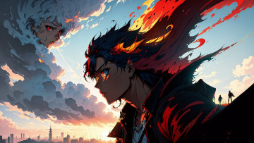 Картинка аниме магия +колдовство +halloween нейросети графика нейроарт ai art нейронные сети рисунки нейро искусство