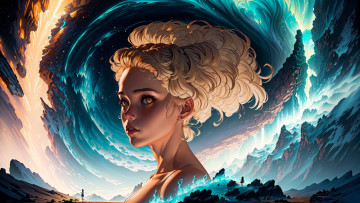 Картинка аниме магия +колдовство +halloween нейросети графика нейроарт ai art нейронные сети рисунки нейро искусство