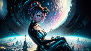 Картинка аниме оружие +техника +технологии нейросети графика нейроарт ai art нейронные сети рисунки нейро искусство