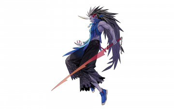 Картинка аниме оружие +техника +технологии демон рог