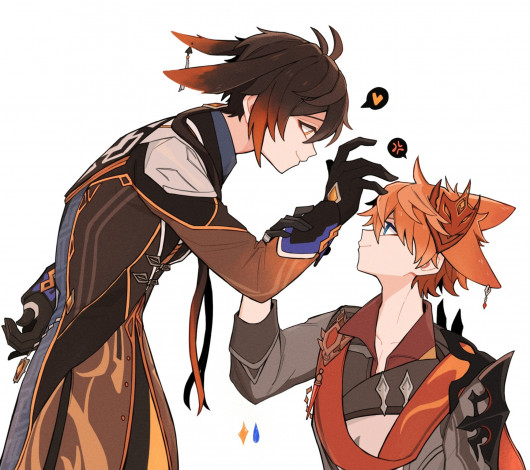 Обои картинки фото аниме, genshin impact, персонажи, ушки