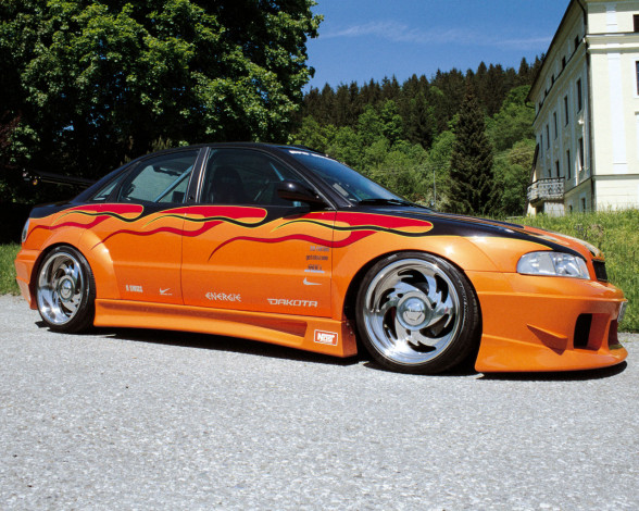 Обои картинки фото audi, a4, sedan, 1994, 2000, автомобили