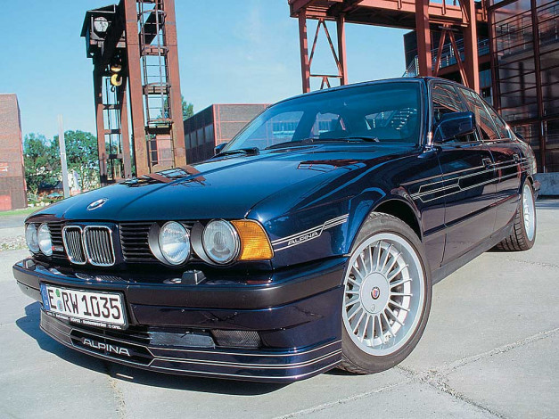 Обои картинки фото alpina, b10, biturbo, e34, автомобили, bmw