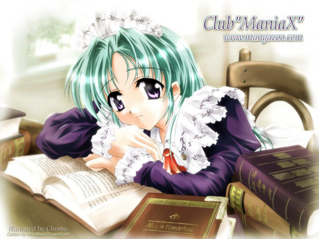 Обои картинки фото аниме, club, `maniax`