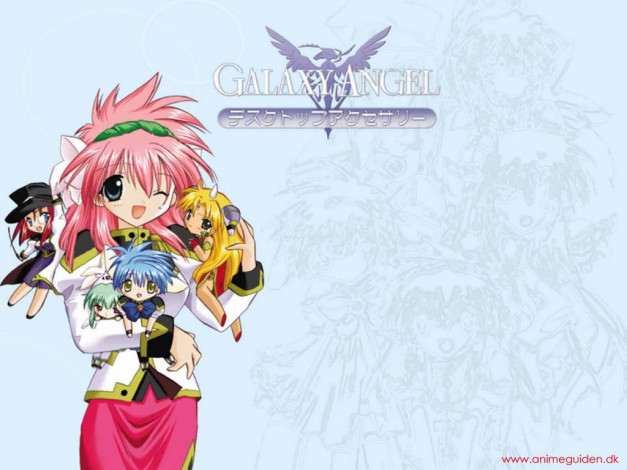 Обои картинки фото аниме, galaxy, angel