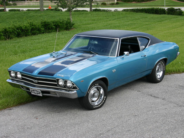 Обои картинки фото chevrolet, chevelle, ss, автомобили