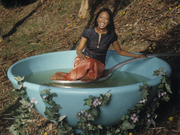 Обои картинки фото Aisha Tyler, девушки