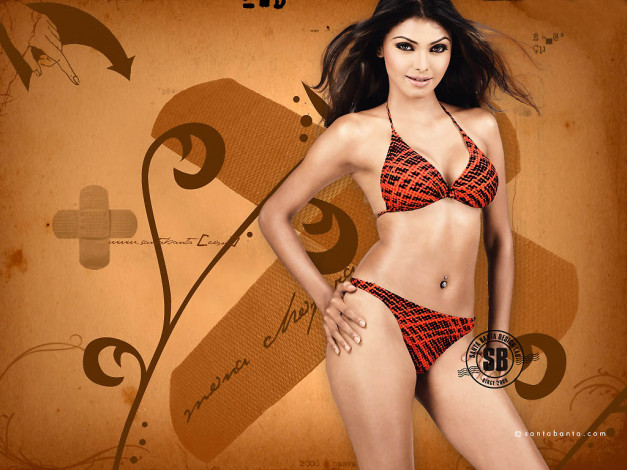 Обои картинки фото Mona Chopra, девушки