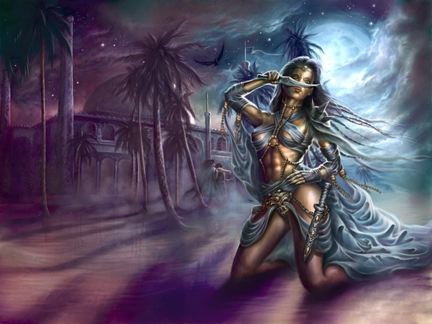 Обои картинки фото фэнтези, девушки