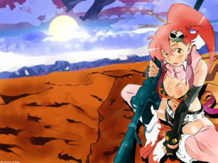 Картинка аниме tengen toppa gurren lagann yoko littner