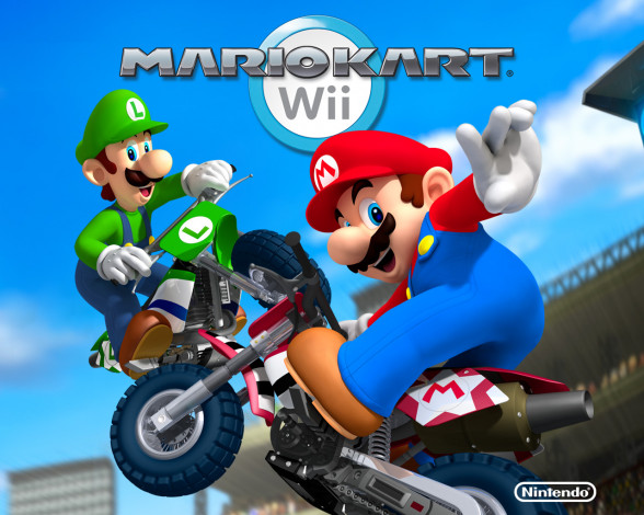 Обои картинки фото видео, игры, mario, kart