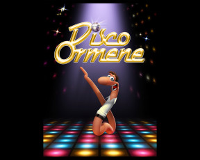 Картинка ослепительный барри червяки диско мультфильмы disco ormene