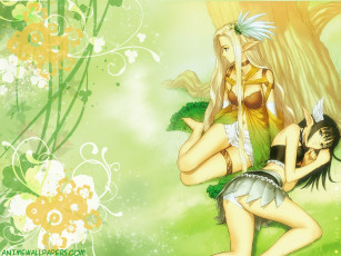 Картинка аниме shining tears wind