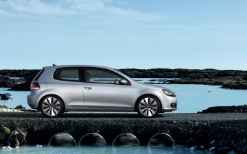 Картинка volkswagen golf door автомобили