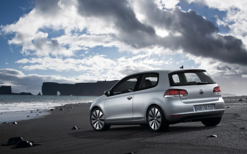 Картинка volkswagen golf door автомобили