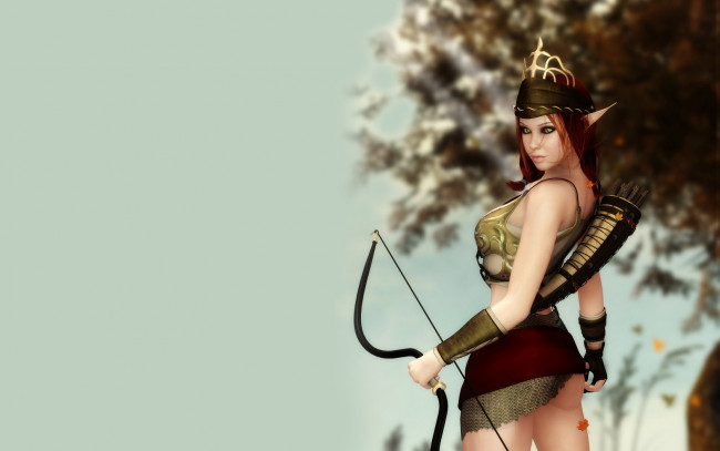 Обои картинки фото 3д, графика, elves, эльфы