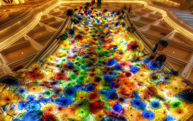 Обои картинки фото the, chihuly, exhibit, разное, другое