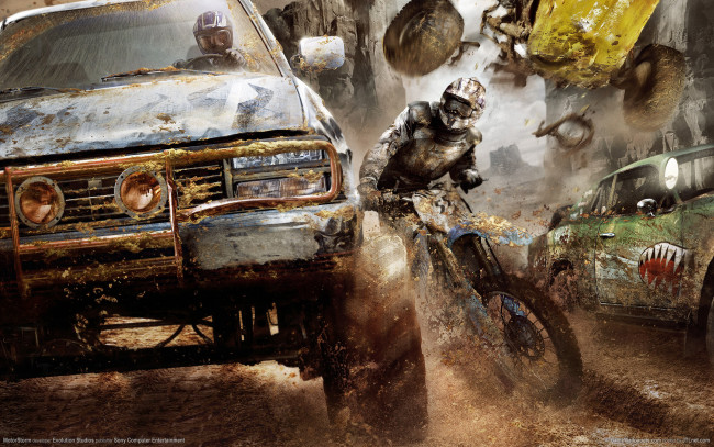 Обои картинки фото видео, игры, motorstorm
