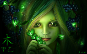 Картинка cloris by lilok фэнтези девушки