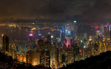 Картинка hong kong города гонконг китай