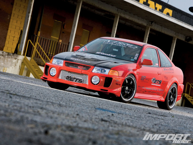 Обои картинки фото 2000, mitsubishi, mirage, автомобили