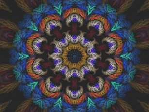 Картинка 3д графика fractal фракталы