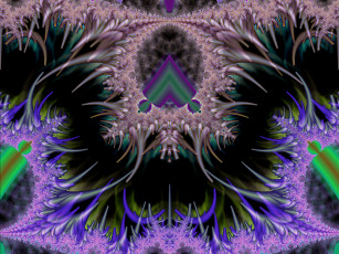 Картинка 3д графика fractal фракталы фрактал