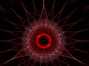 Картинка 3д графика fractal фракталы тёмный узор абстракция