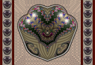 Картинка 3д графика fractal фракталы фрактал