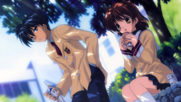 Картинка аниме clannad девушки