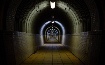 Картинка 3д графика architecture архитектура тонель осьвещения