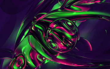 Картинка 3д графика fractal фракталы абстракция