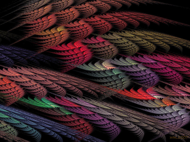 Обои картинки фото 3д, графика, fractal, фракталы, фрактал, узор, цвета, тёмный