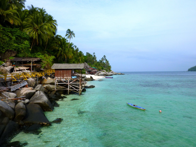 Обои картинки фото природа, тропики, река