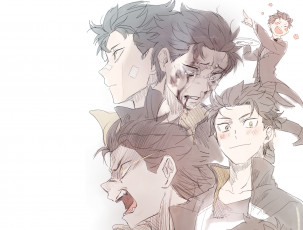 Картинка аниме re +zero+kara+hajimeru+isekai+seikatsu субару