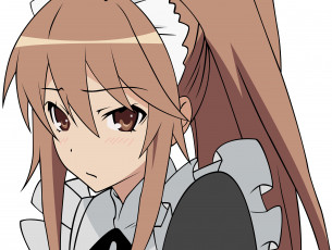 Картинка аниме ookami-san+to+shichinin+no+nakama-tachi девушка взгляд фон