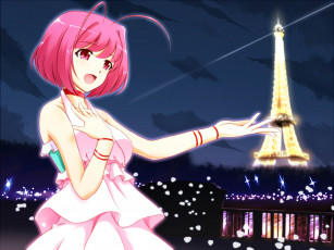 Картинка kami+nomi+zo+shiru+sekai аниме фон взгляд девушка