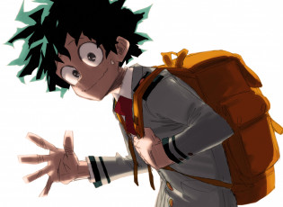 Картинка аниме boku+no+hero+academia midoriya izuku