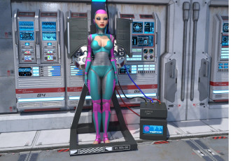 Картинка 3д+графика фантазия+ fantasy фон взгляд девушка