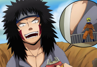 Картинка аниме naruto киба