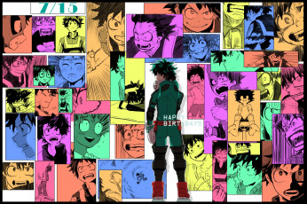 Картинка аниме boku+no+hero+academia midoriya izuku