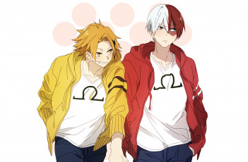 Картинка аниме boku+no+hero+academia парни