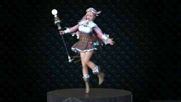 Картинка 3д+графика фантазия+ fantasy взгляд девушка фон