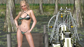 обоя 3д графика, люди , people, девушка, фон, взгляд