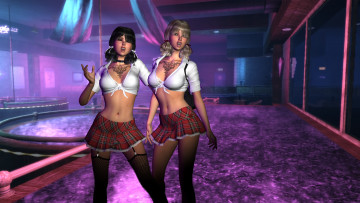 Картинка 3д+графика люди+ people девушки взгляд фон