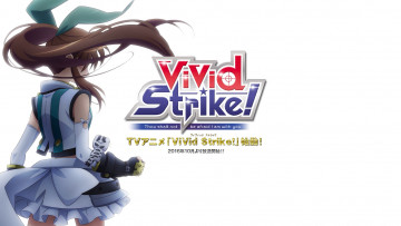 Картинка vivid+strike аниме взгляд девушка фон