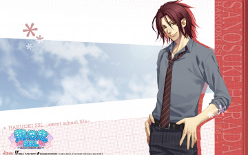 Картинка hakuouki аниме парень взгляд фон