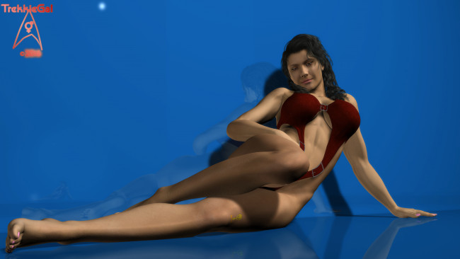 Обои картинки фото 3д графика, люди , people, фон, взгляд, девушка