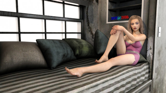 Обои картинки фото 3д графика, люди , people, фон, взгляд, девушка